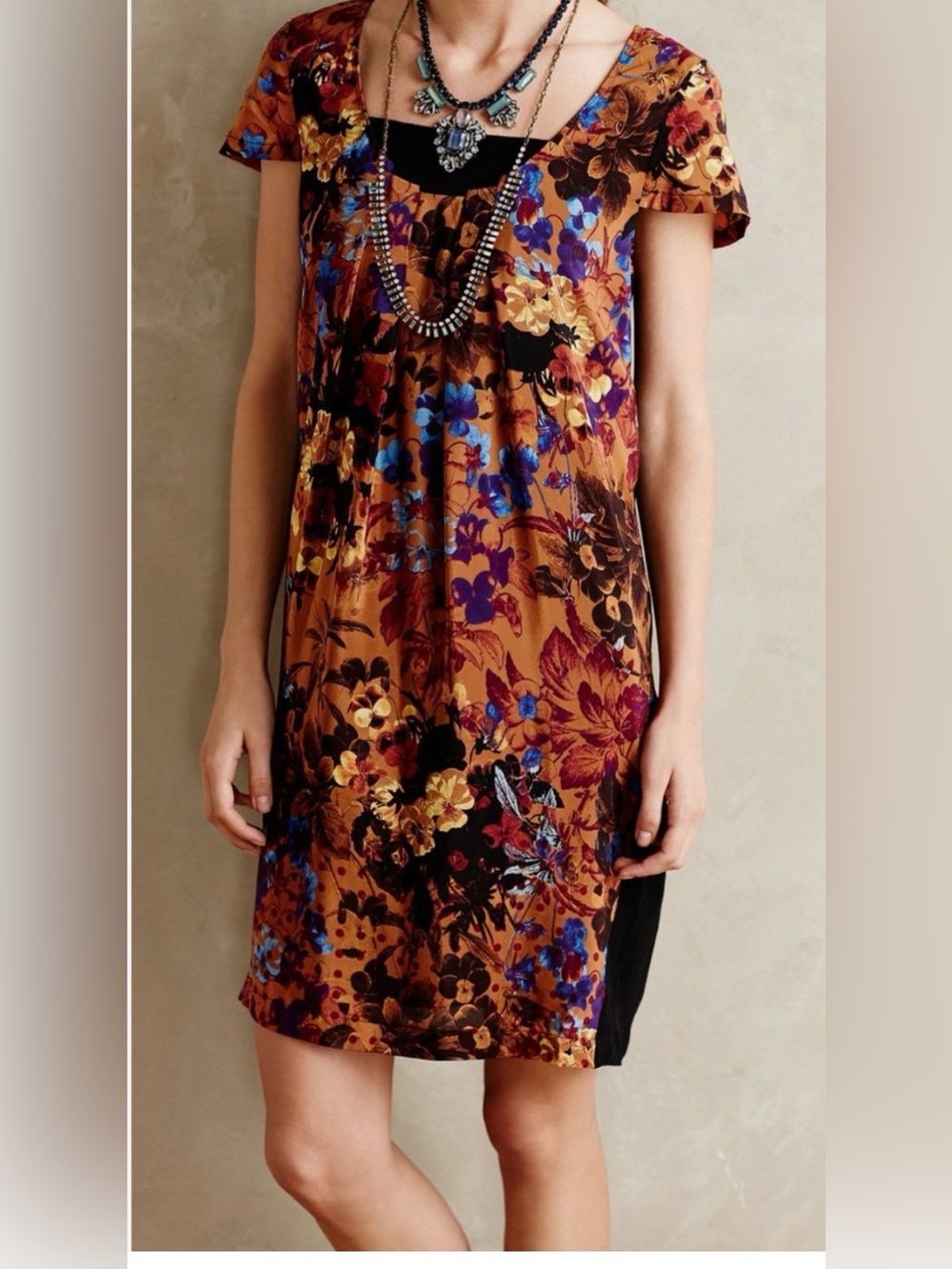 Anthropologie Maeve NWT size XSP Silk Shift Dress